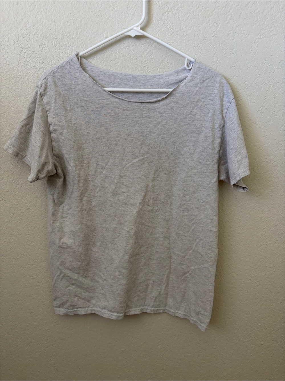 Basic Light Gray Crewneck Tee